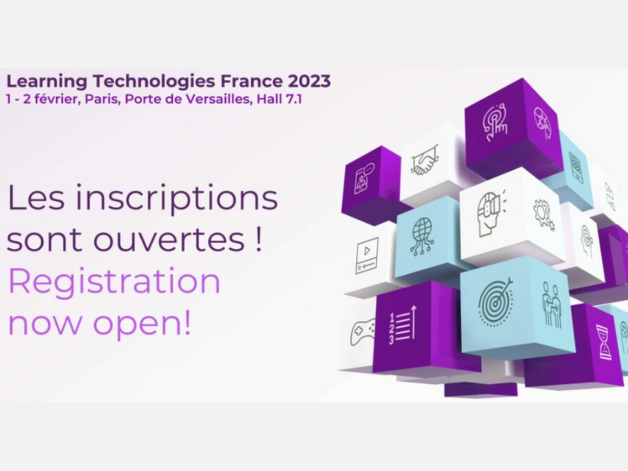 L’AFINEF PARTENAIRE DE LEARNING TECHNOLOGIES FRANCE 2023
