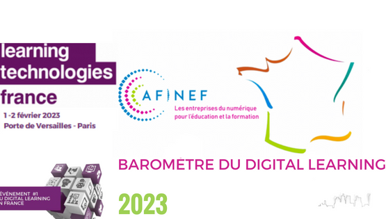 LES GRANDES TENDANCES DU DIGITAL LEARNING DE L’ÉDITION 2023 DU BAROMÈTRE AFINEF ONT ÉTÉ PRÉSENTÉES LE 2 FÉVRIER DANS LE CADRE DU SALON PROFESSIONNEL LEARNING TECHNOLOGIES FRANCE.